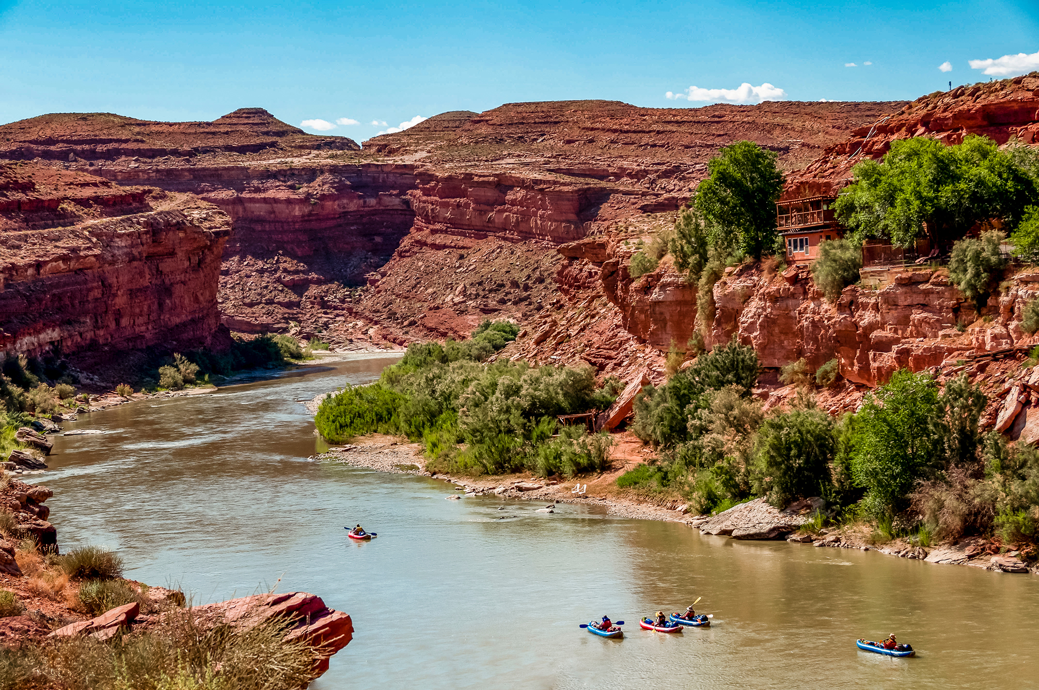 San Juan River near Goosenecks State Park, Utah 