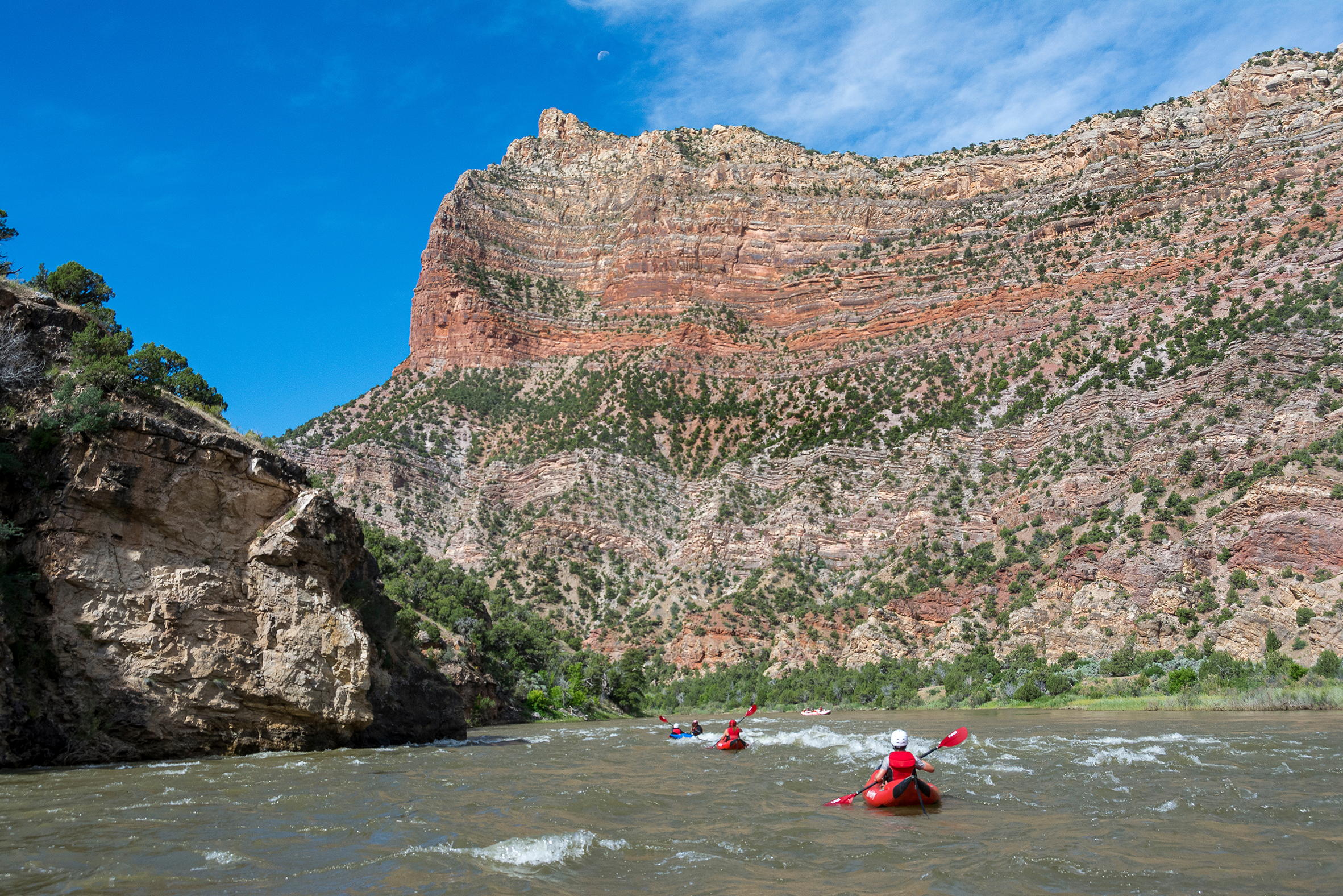 Enjoy the beautiful scenery of the Yampa River. 
