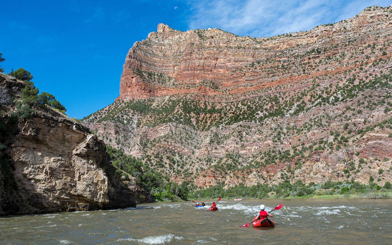 Enjoy the beautiful scenery of the Yampa River.