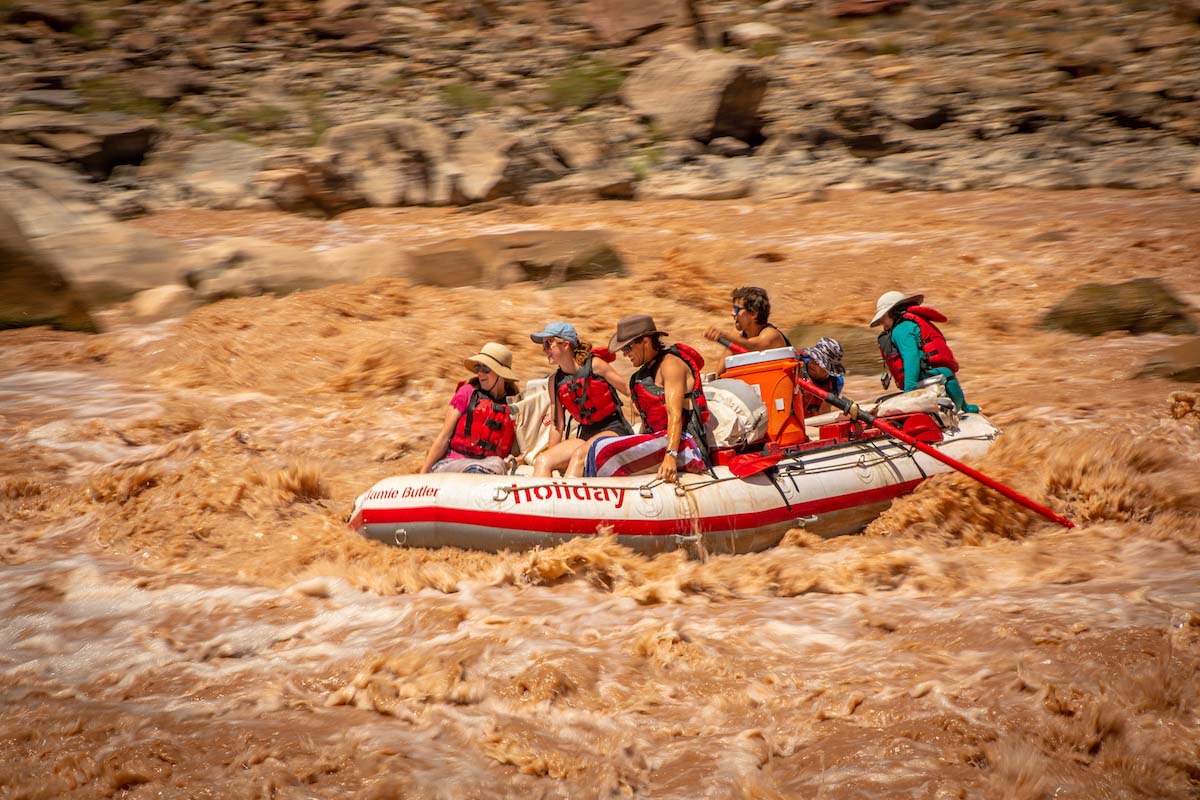 Holiday takes you into the best river canyons and whitewater in the West, and does it without motors. We’ll row you downstream, moving at the pace of the river, preserving the peace and quiet of the wilderness around you.