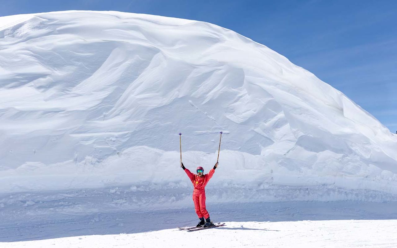 Alta9 - A scene from the Sugarloaf Pass during Alta's record-setting, 903-inch winter of 2022–23.