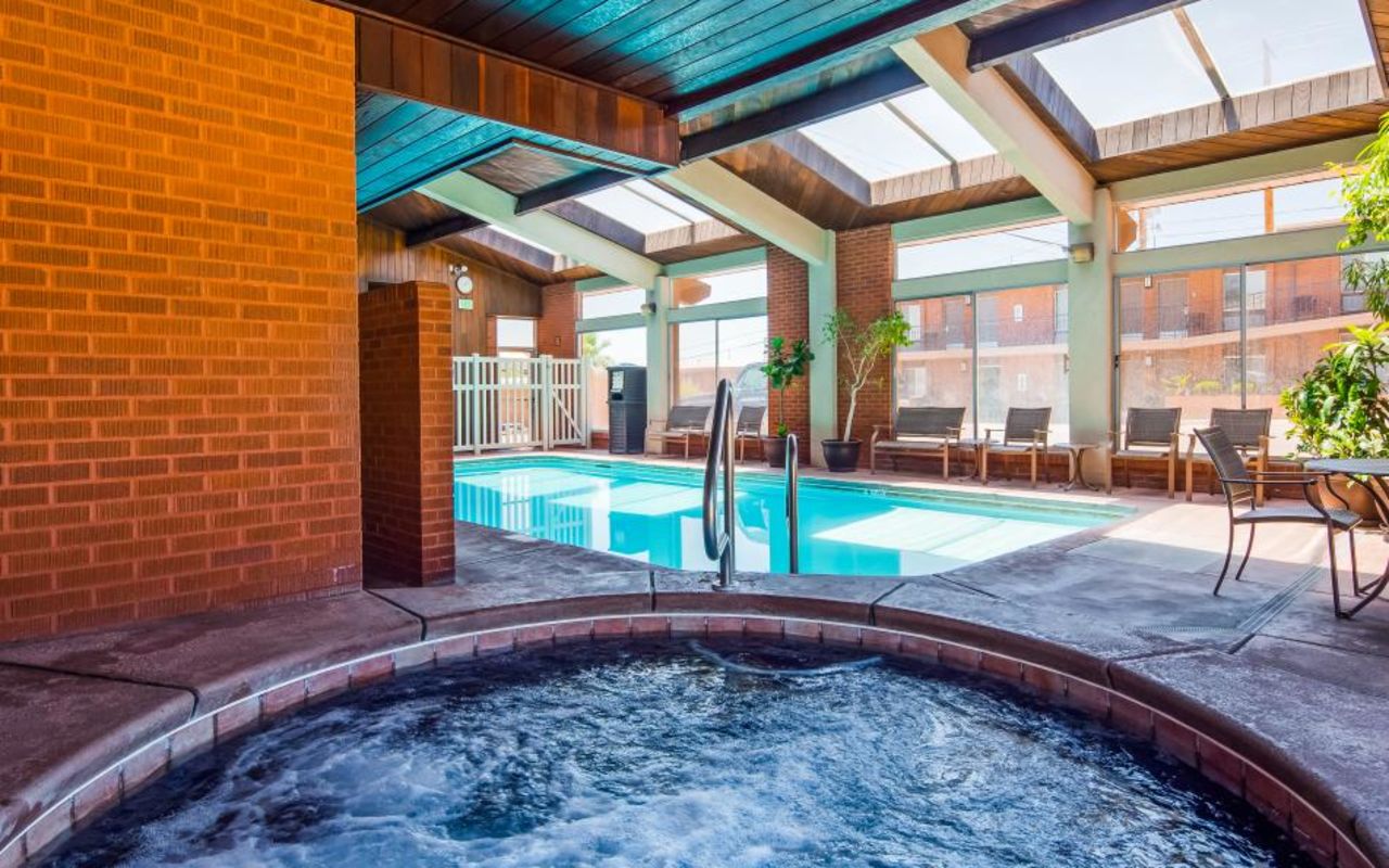 Enjoy the indoor hot tub and pool during your stay.