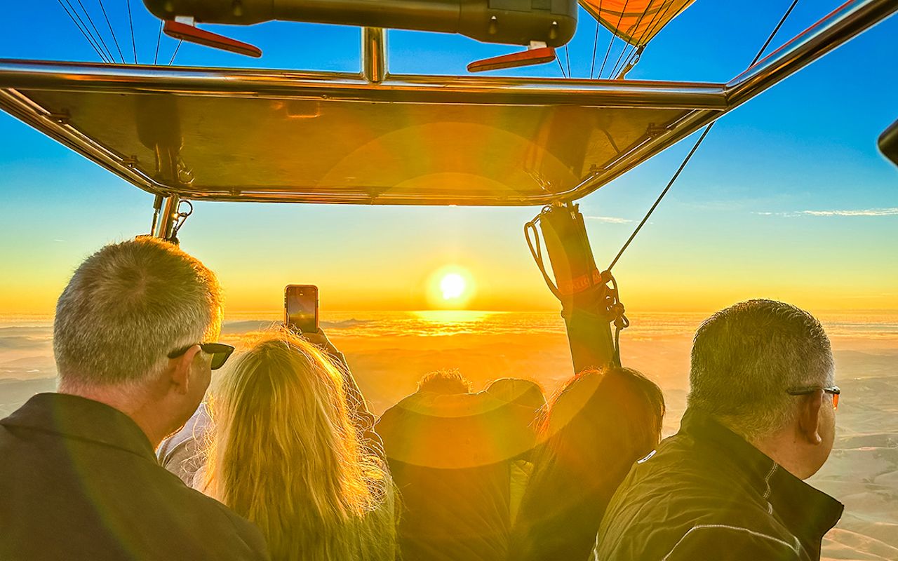 Sunsets from the sky