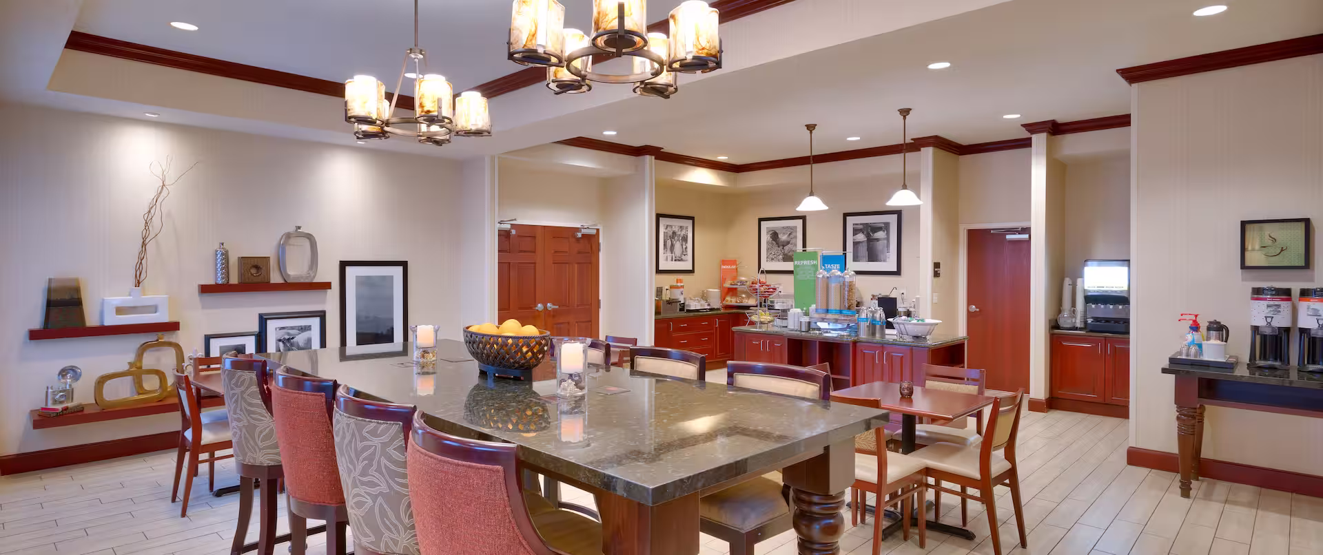 Enjoy free hot breakfast. 