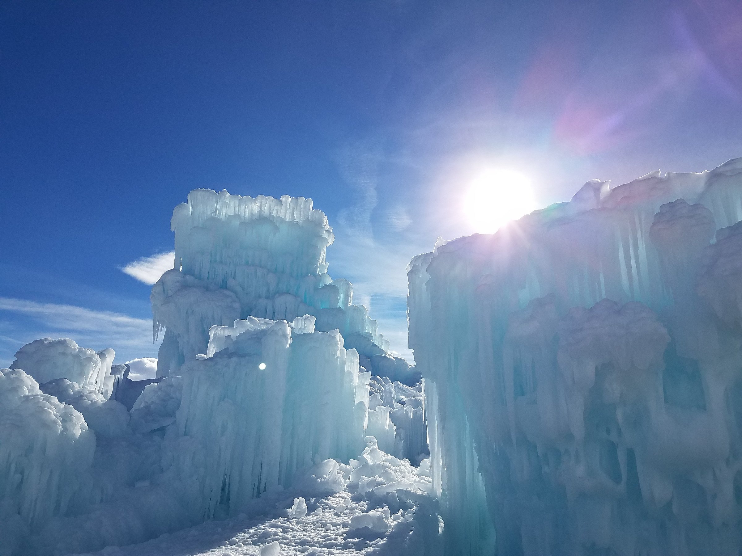 Explore the winter wonderland.