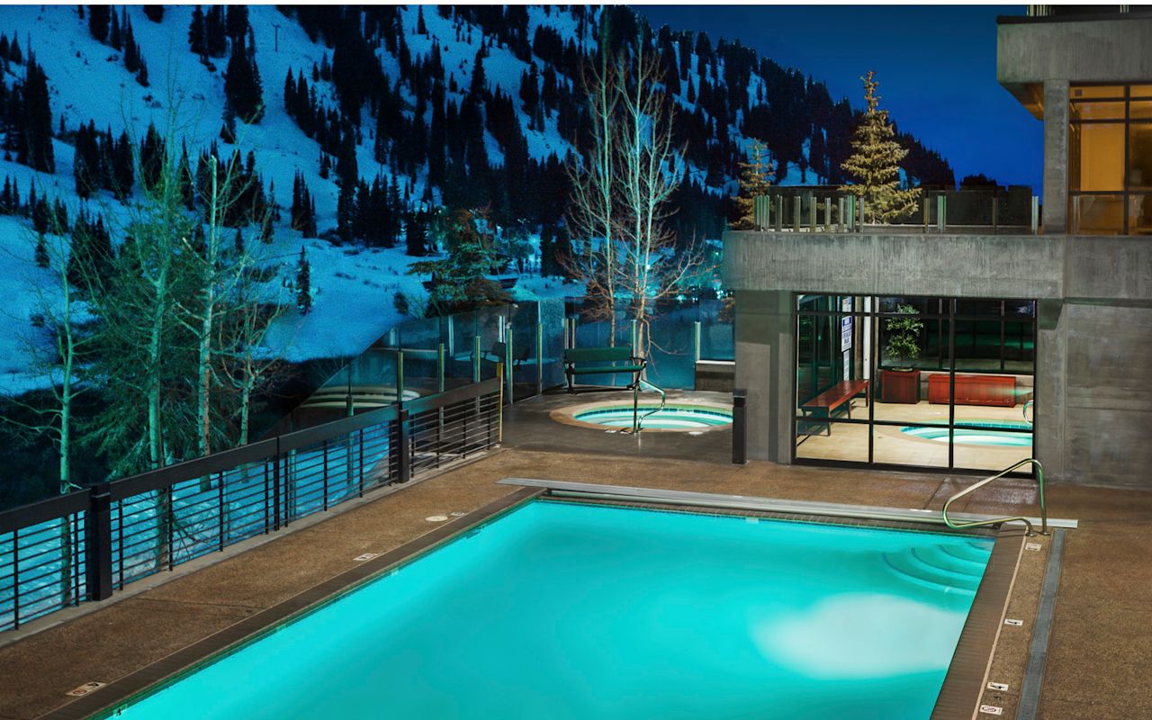 Alta's Rustler Lodge | Photo Gallery | 0 - Enjoy a swim in the outdoor heated pool.