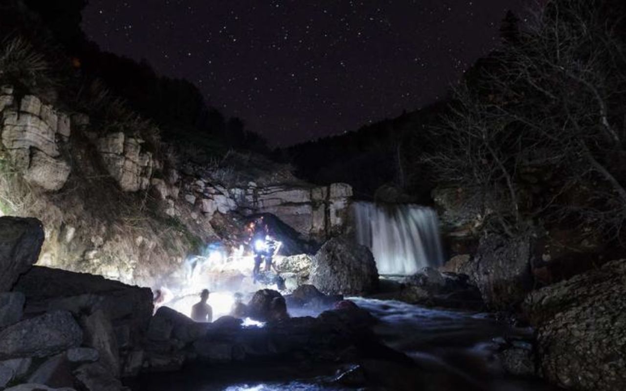 Fifth Water Waterfalls and Hot Spring | Photo Gallery | 1 - When a natural hot spring surfaces next to a cool, clear river, you get the unique pleasure of building your own soaking pool and diverting hot and cool water to taste. But you have to hike a couple miles to earn it. Warning: Some people find the beauty and seclusion of the canyon so liberating they choose to enjoy the...