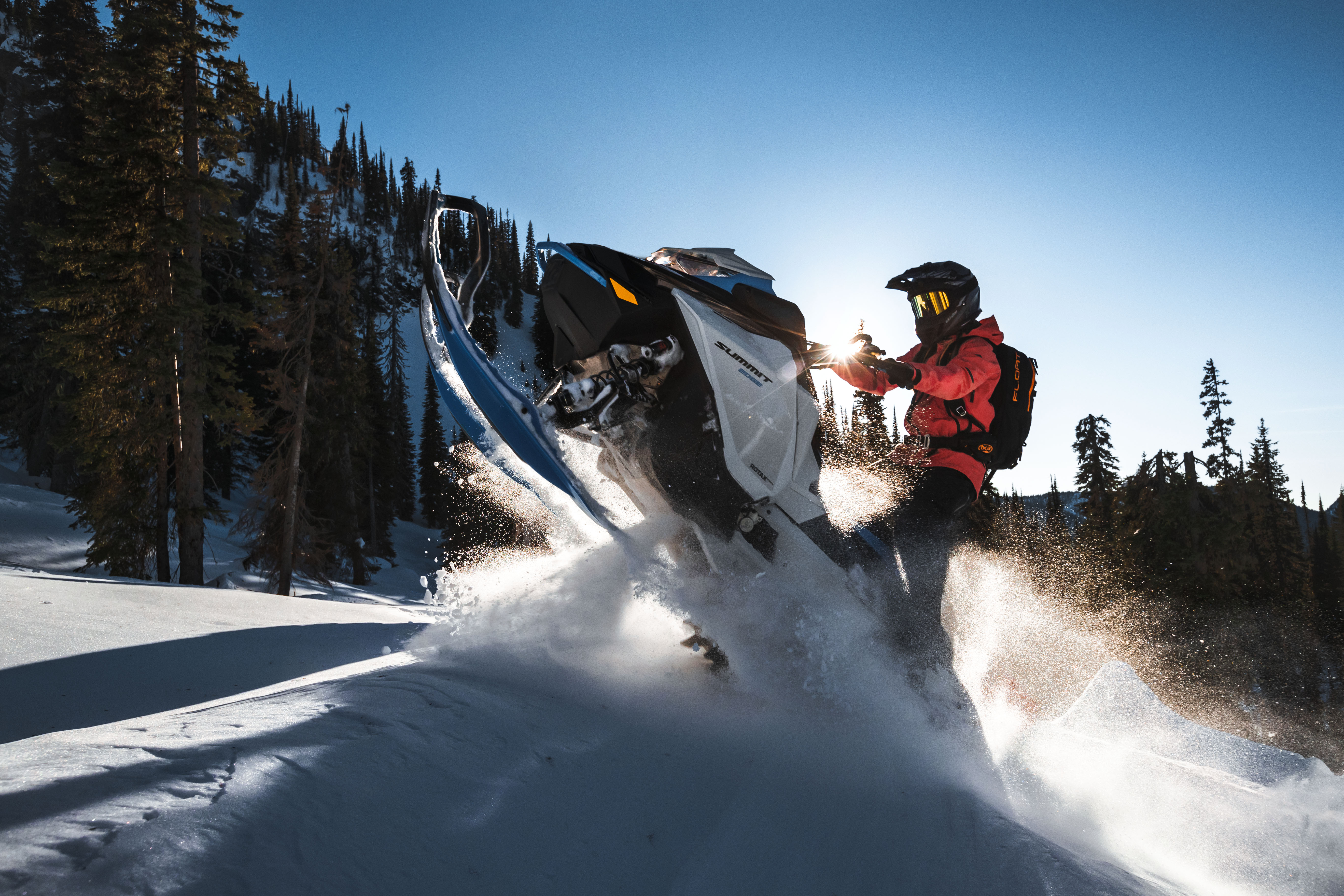 Enjoy the stunning scenery of Utah on a snowmobile!