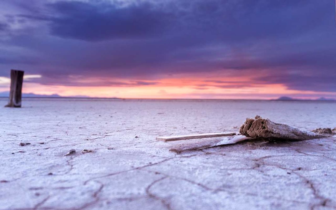 Bonneville Salt Flats | Photo Gallery | 0 - Bonneville Salt Flats Other-worldy views can be seen on the Bonneville Salt Flats.