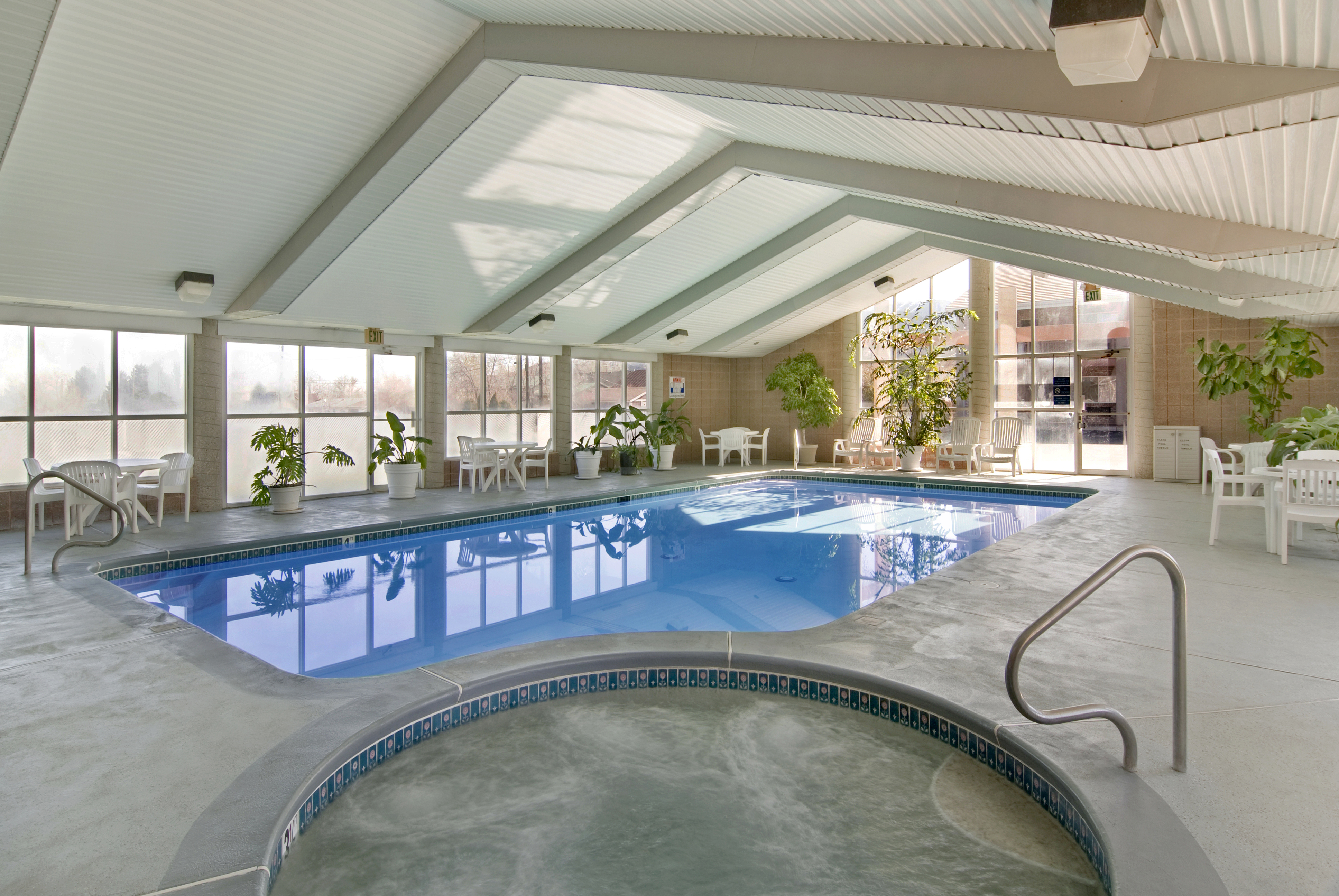 Abbey Inn & Suites Cedar City | Photo Gallery | 1 - Indoor Pool & Hot Tub Enjoy the indoor pool and hot tub after a day of exploring.