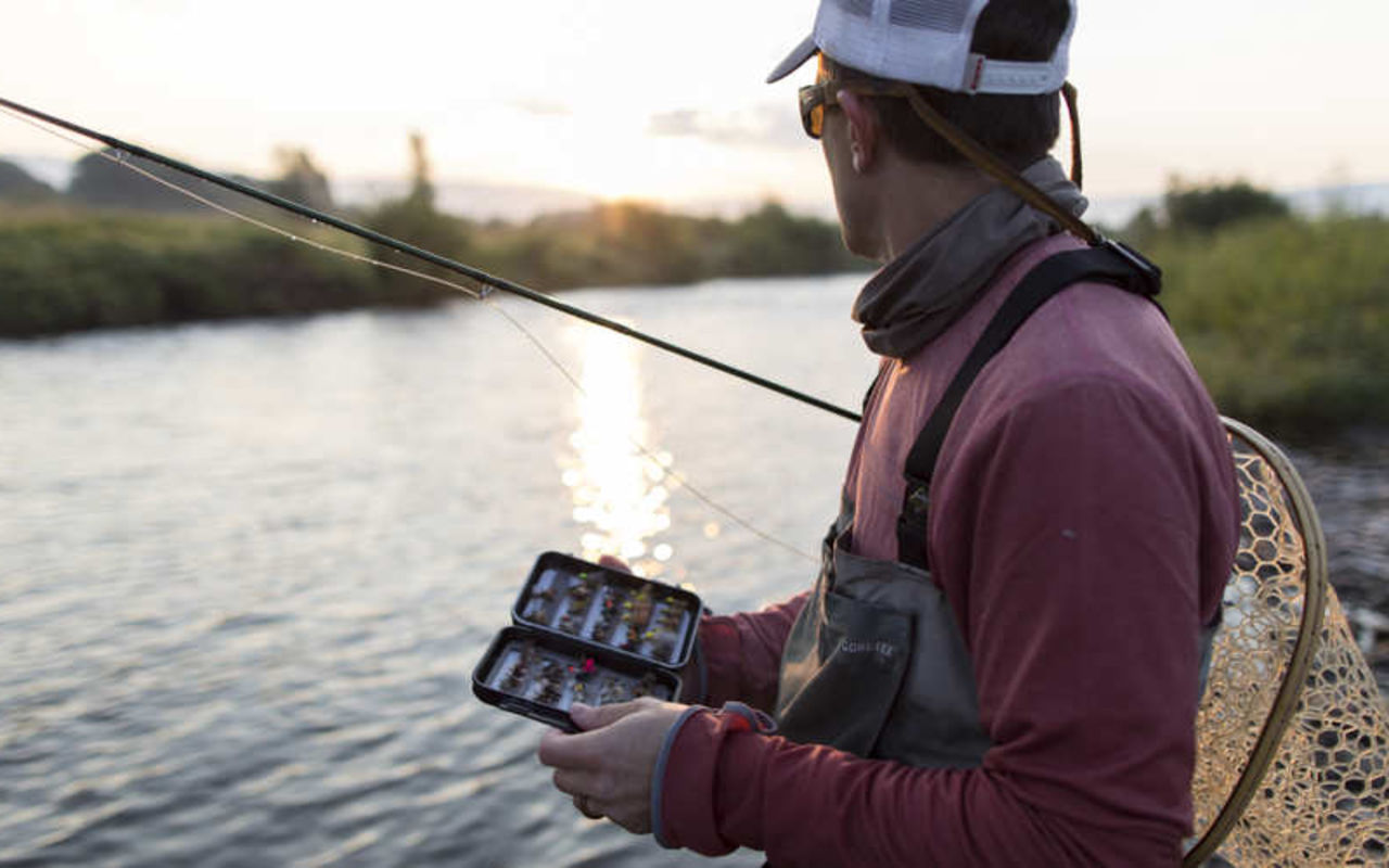 Wasatch Back Region | Photo Gallery | 1 - Fly fisherman standing in a river