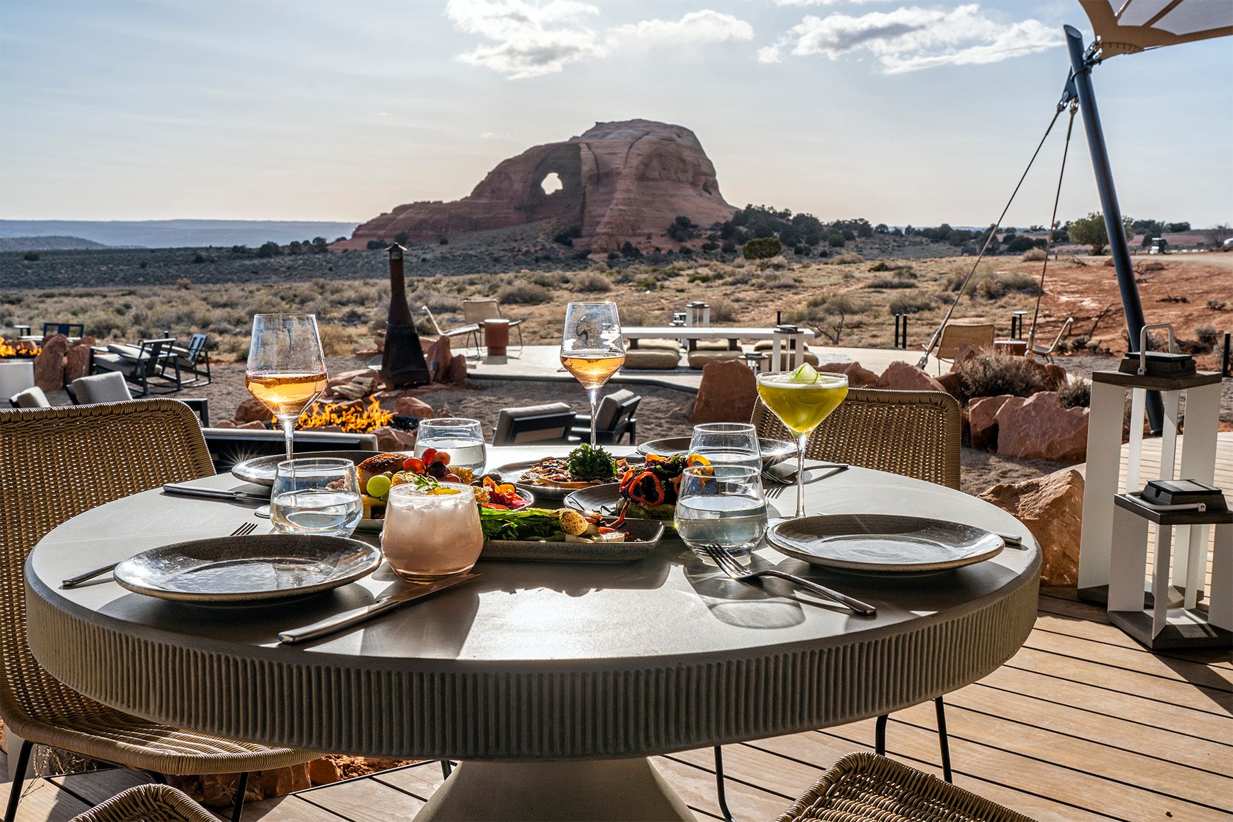 ULUM Moab | Photo Gallery | 0 - Dining with a view. 