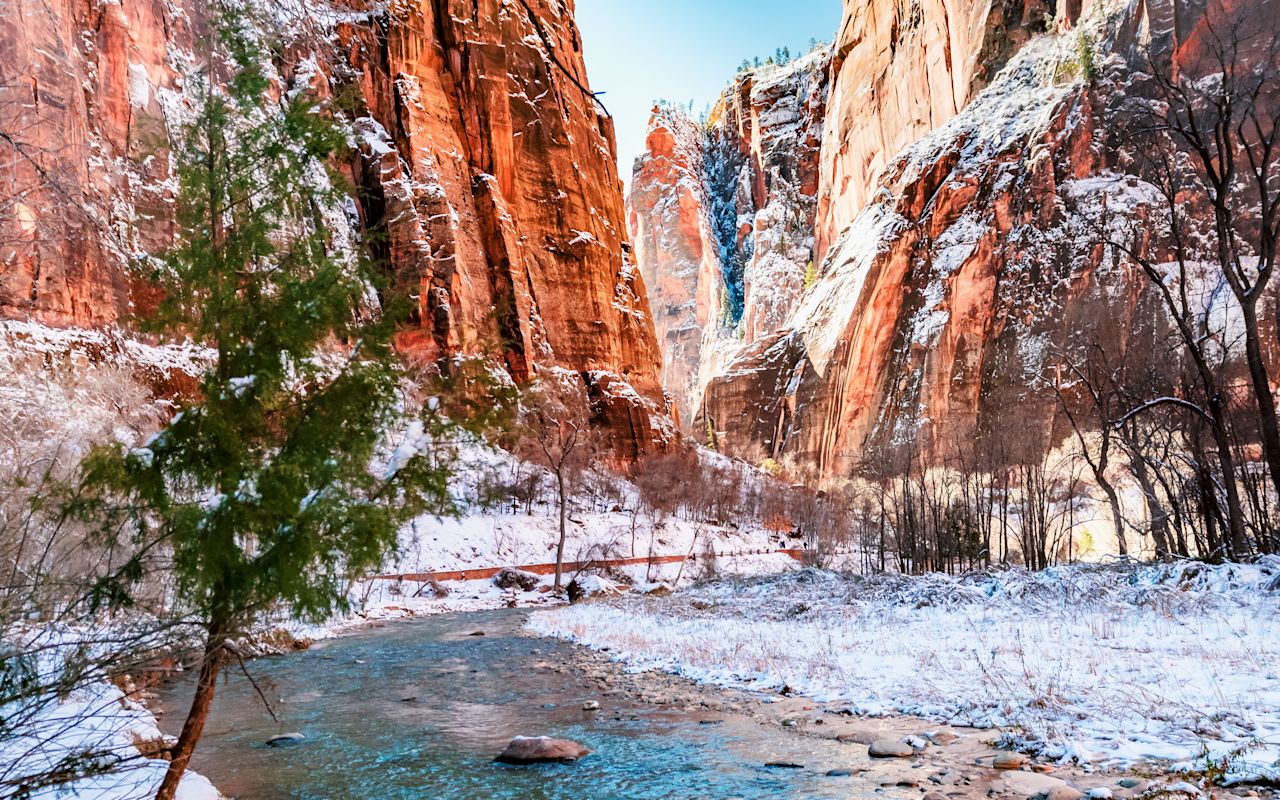 Winter in Zion National Park | Photo Gallery | 1 - Zion Seasons & Weather
