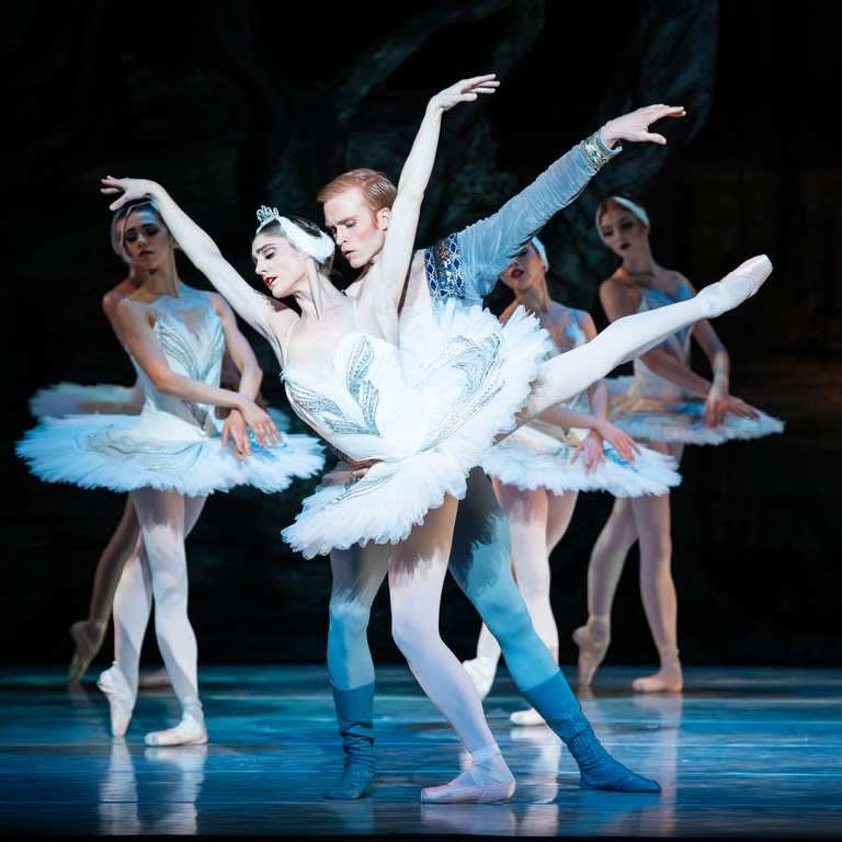 Emily Adams and Adrian Fry in SWAN LAKE - Photo by Beau Pearson 1.jpg - Ballet West principal artist Emily Adams performs in "Swan Lake."