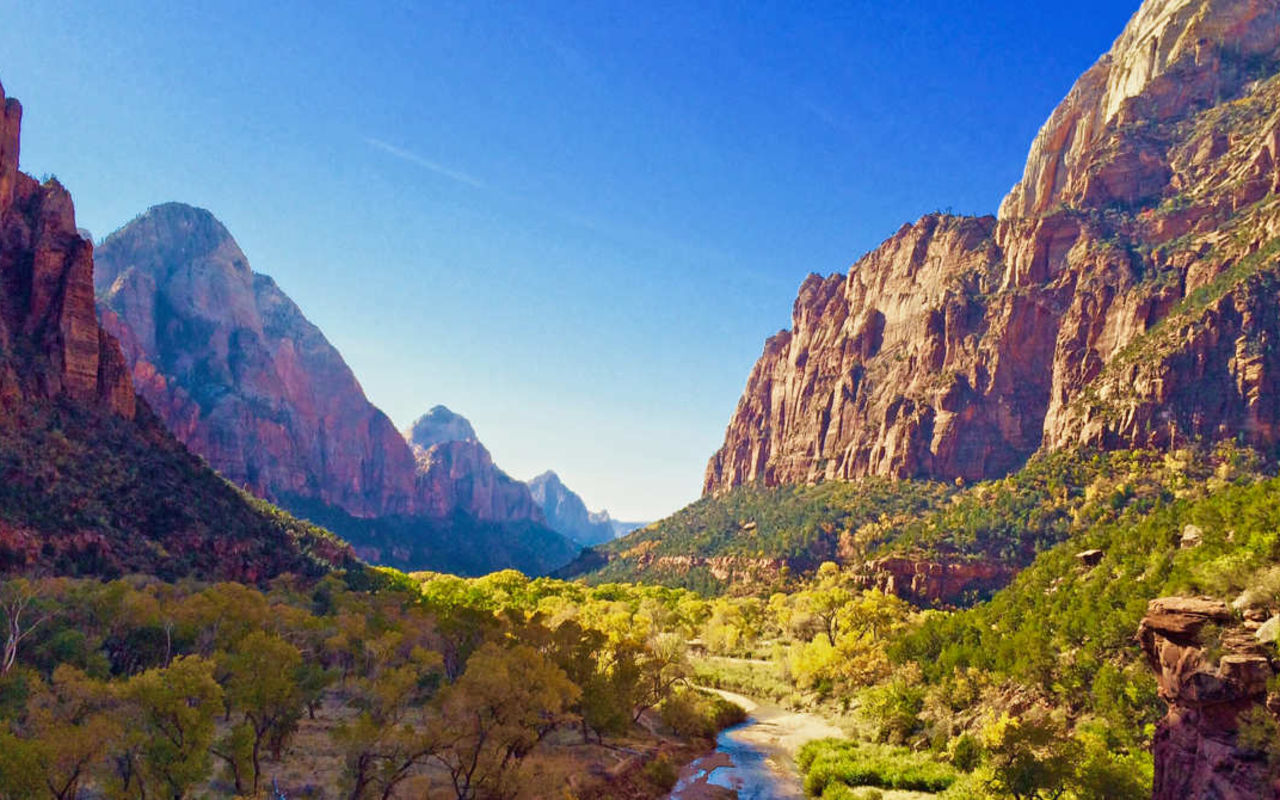 Riverside Walk | Photo Gallery | 0 - View of Riverside Walking Trail in Zion National Park
