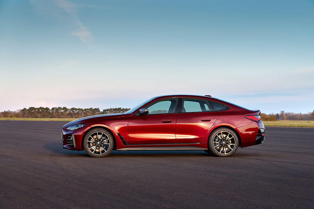 a 2022 BMW M440i Gran Coupe on a road