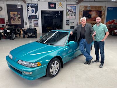 Talking shop, classic technology with car connoisseur Jay Leno