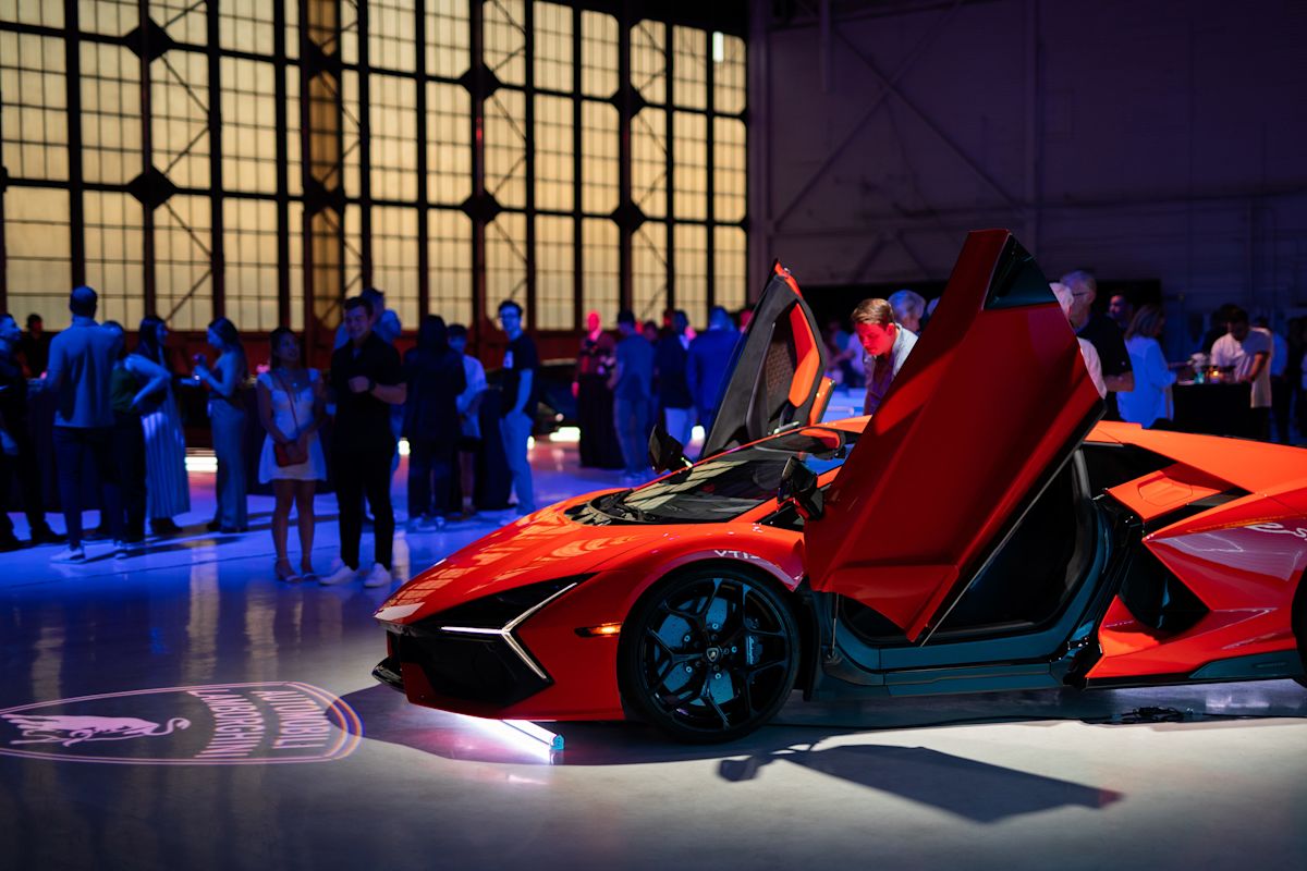 The new 2024 Lamborghini Revuelto electrifies Salt Lake City enthusiasts