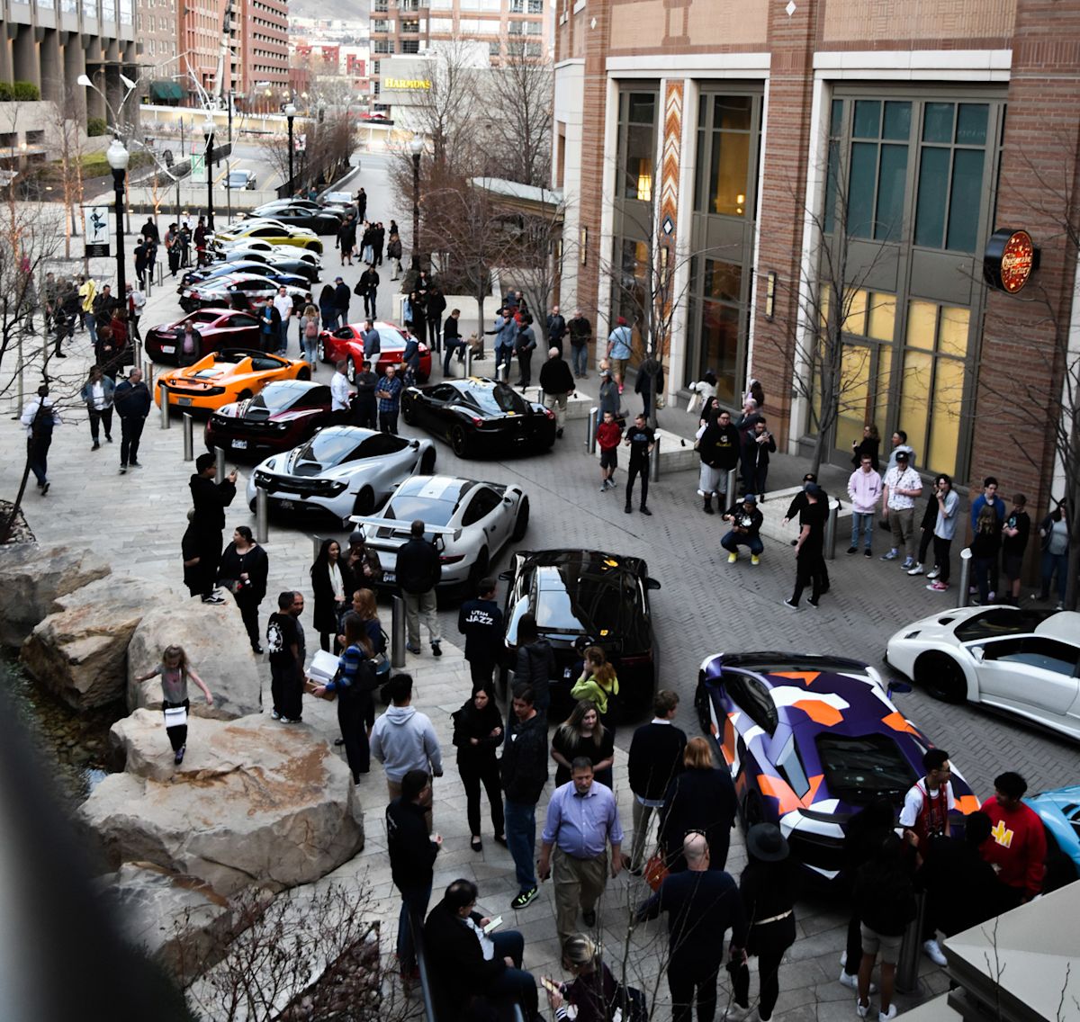 A group of local car enthusiasts gathered together in Salt Lake City to network and connect with other supercar owners.