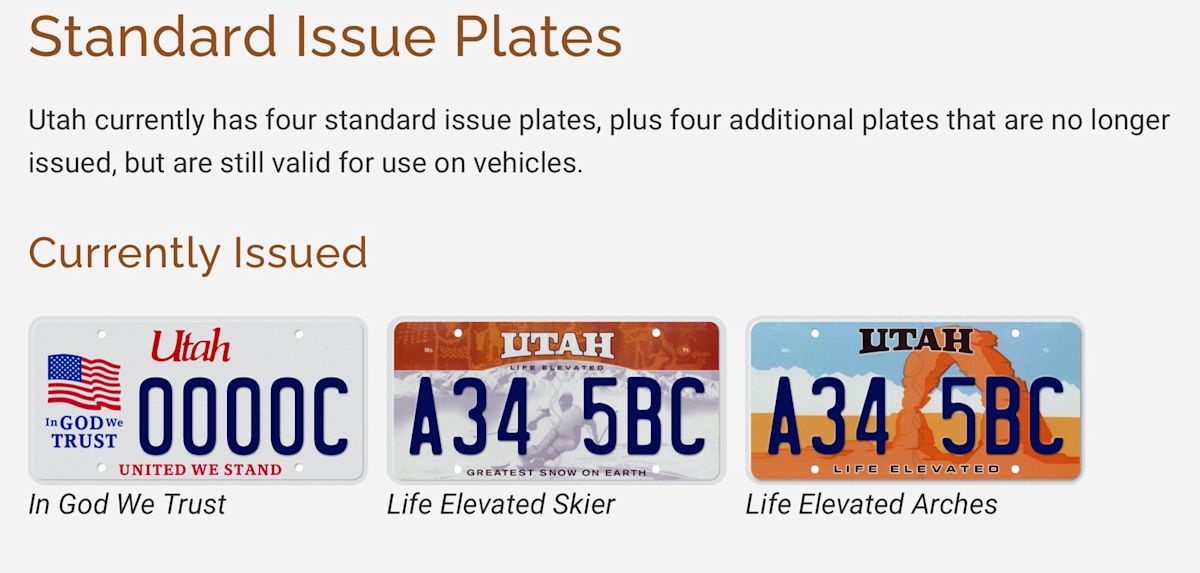GR8 PL8 - Utah’s Retro License Plate Hits a Home Run