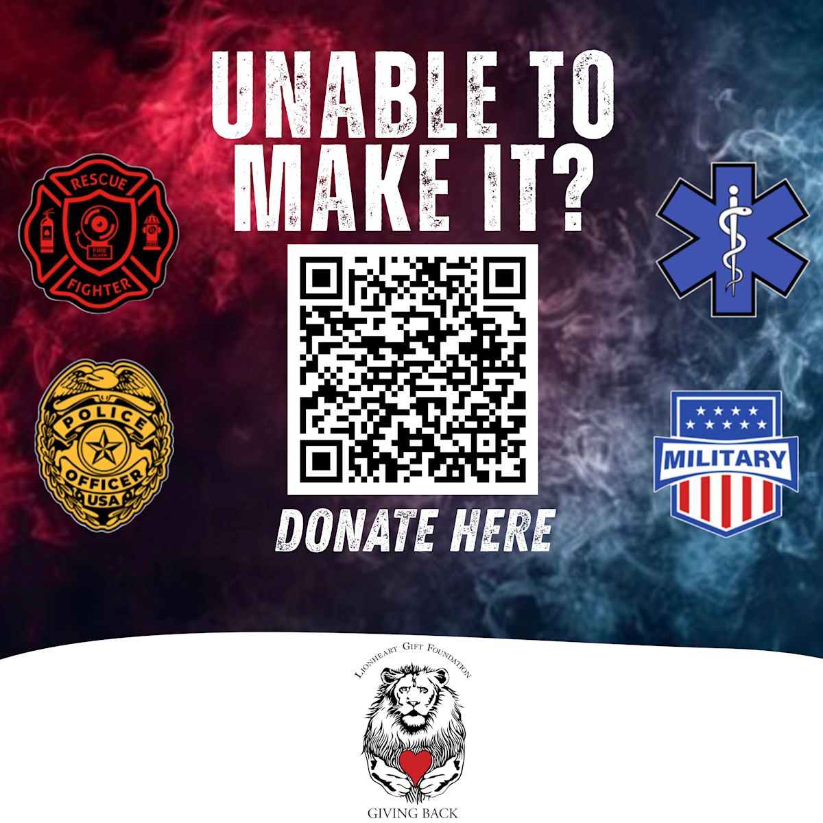 Lionheart Donate Flyer
