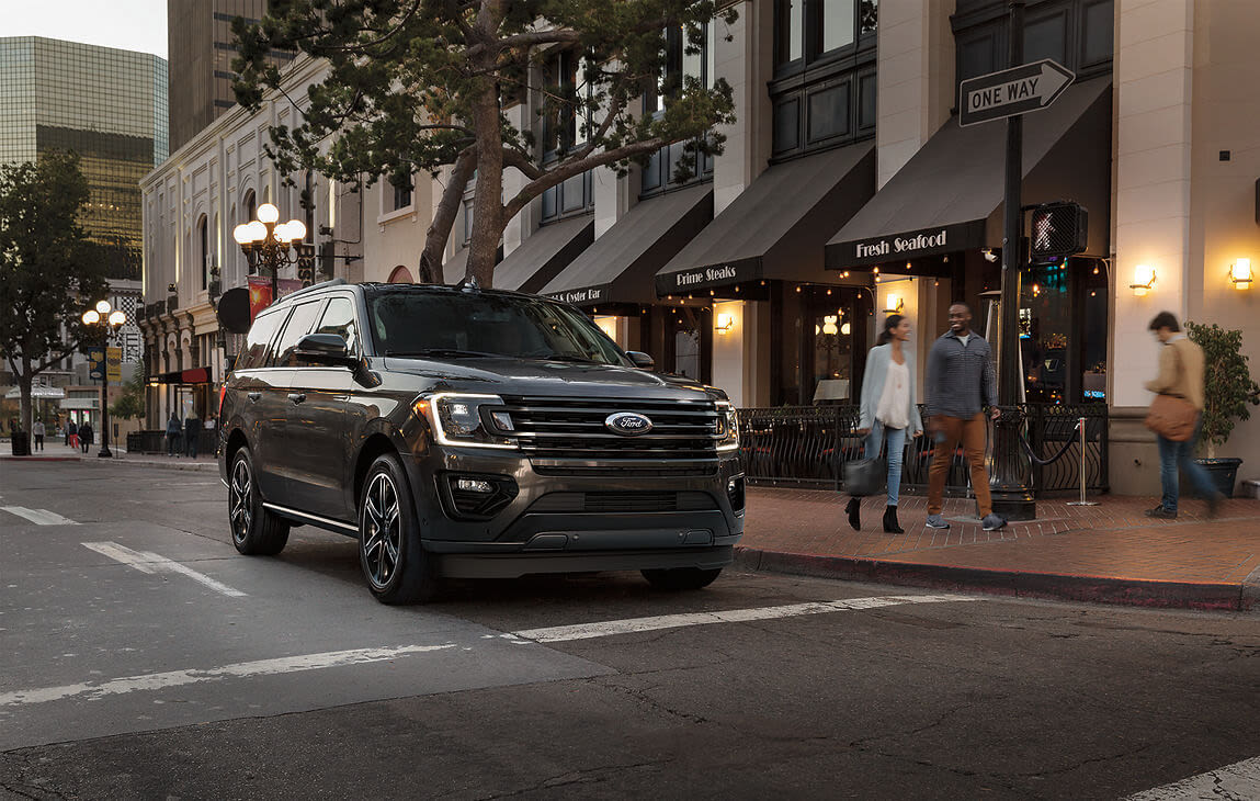 a black 2019 Ford Expedition Stealth Edition suv
