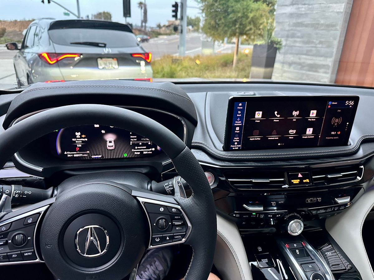 2025 Acura MDX Dash