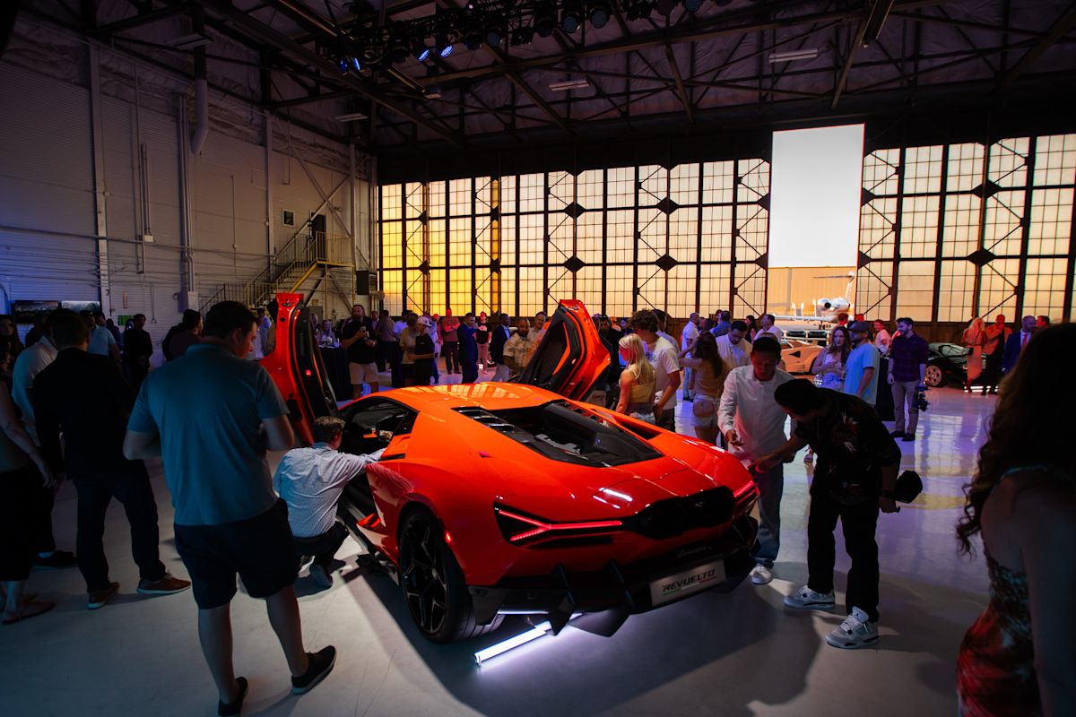 The new 2024 Lamborghini Revuelto electrifies Salt Lake City enthusiasts