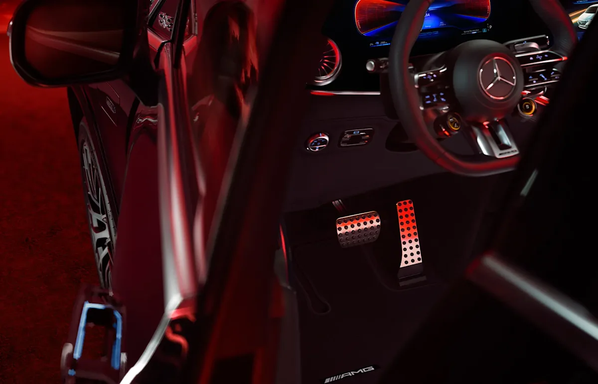 The interior doesn't disappoint in this 2024 AMG EQE SUV, one of the most luxurious electric SUVs.