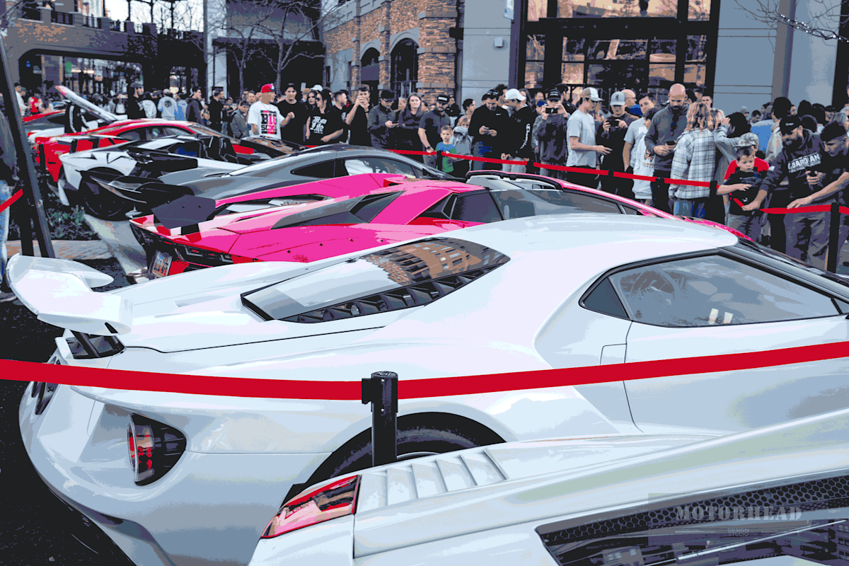 This car show brought in hundreds of supercars and thousands of attendees.