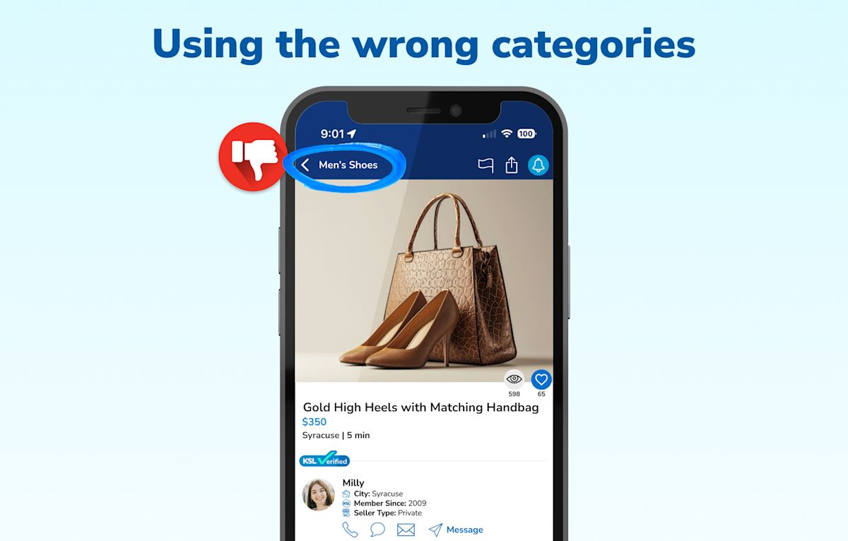 Graphic 5 - Using the wrong categories