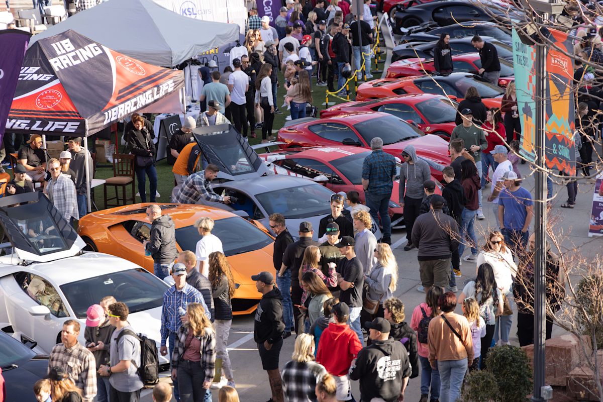Utah’s largest exotic car show brought 25,000 to The Gateway