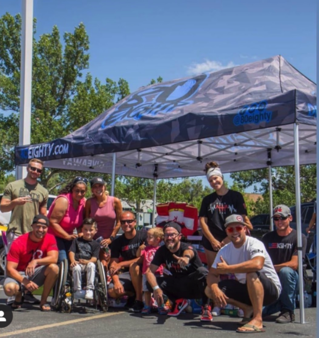 The founders of 118 Racing pose for a photo in Utah.