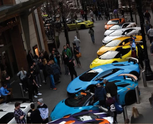 A group of local car enthusiasts meets at City Creek to eat at Cheesecake Factory. That dinner turned into Utah's largest supercar show in the state.