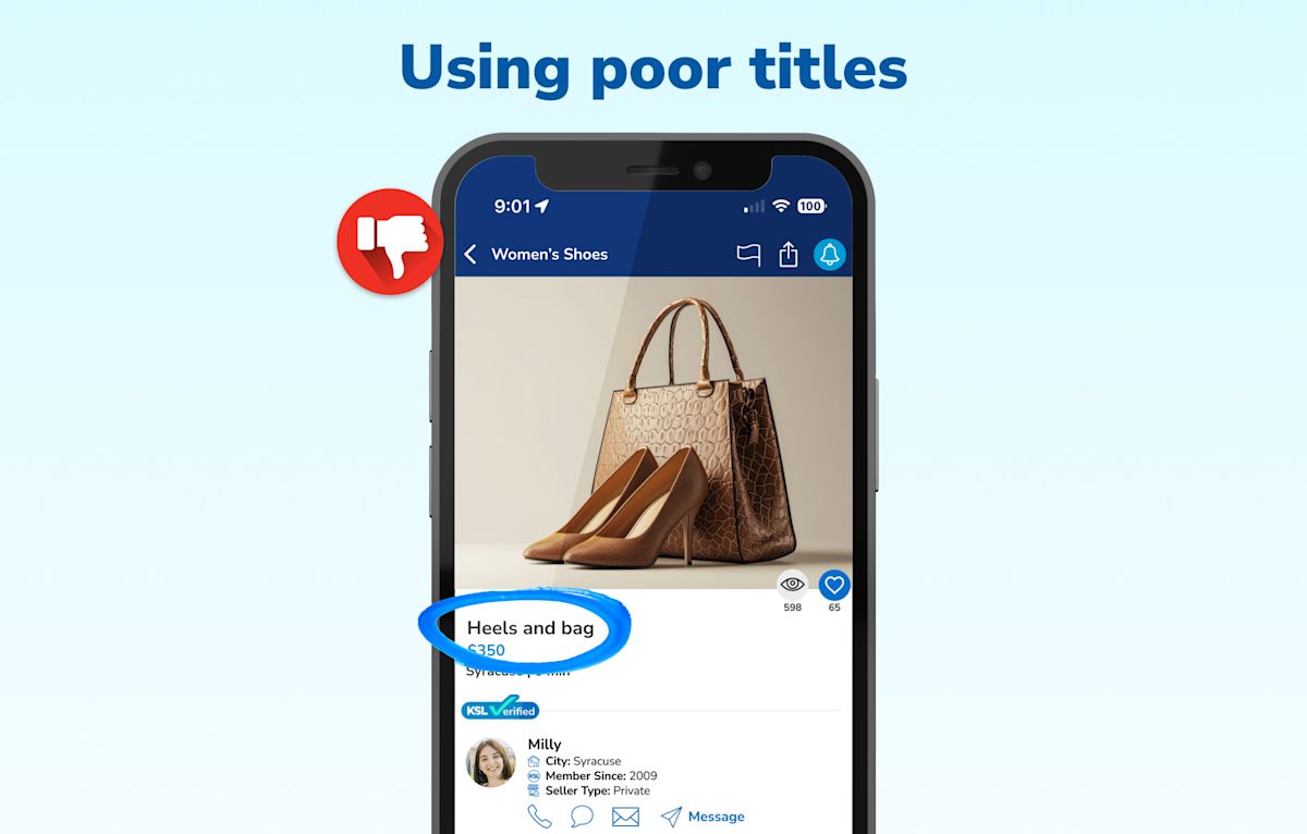 Graphic 3 - Using poor titles