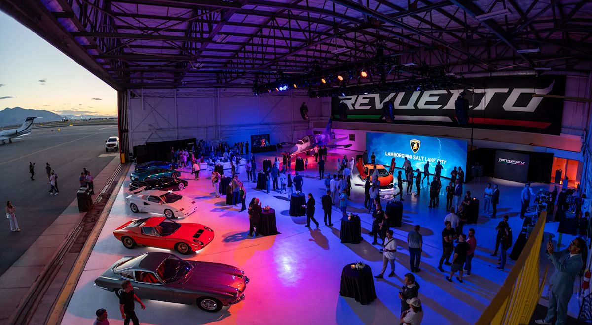 The new 2024 Lamborghini Revuelto electrifies Salt Lake City enthusiasts