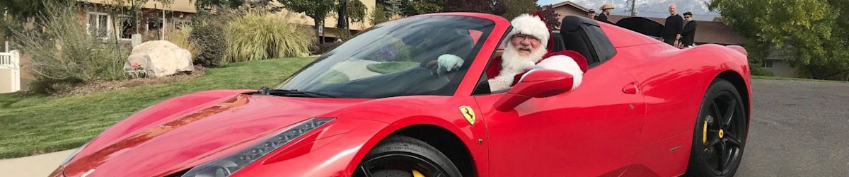 Supercar Owner Joins Santa to Raise Funds for Utah Foster Care